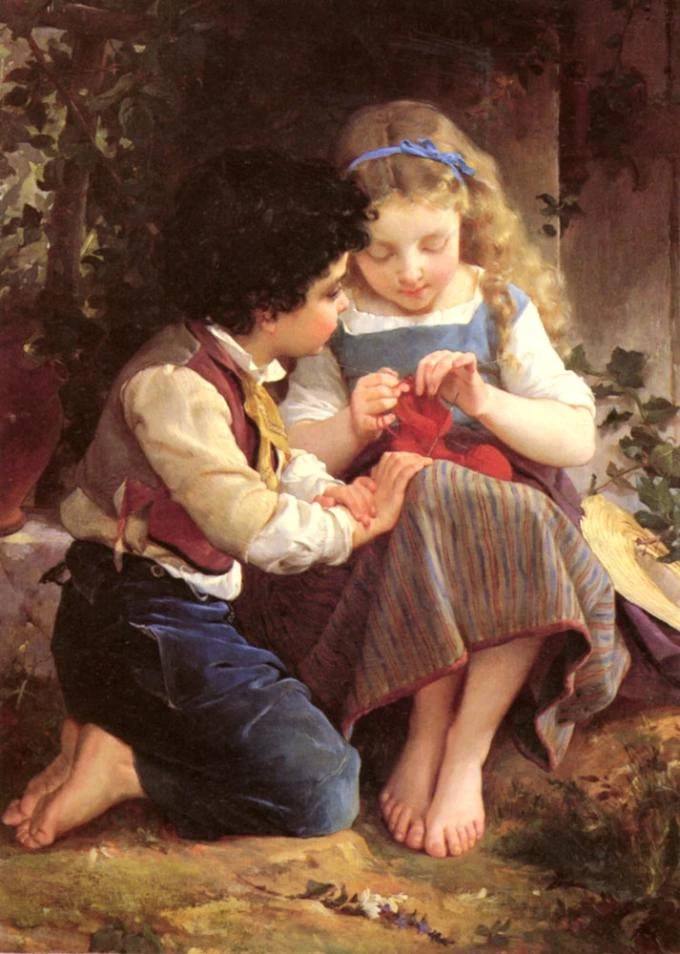 Un momento speciale o Lezione di maglia - dettaglio